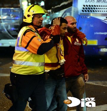 İSPANİYADA QANLI «QALATASARAY» GECƏSİ - FOTOLAR İSPANİYADA QANLI «QALATASARAY» GECƏSİ - FOTOLAR