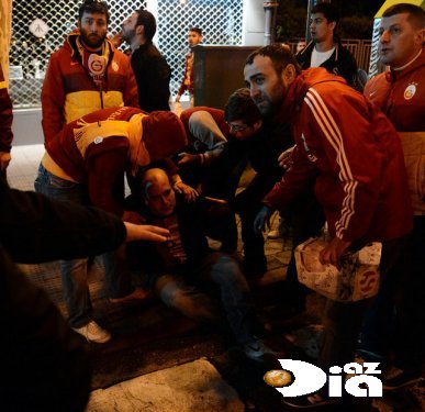 İSPANİYADA QANLI «QALATASARAY» GECƏSİ - FOTOLAR İSPANİYADA QANLI «QALATASARAY» GECƏSİ - FOTOLAR