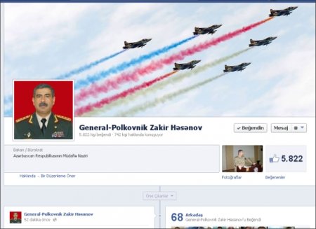 MÜDAFİƏ NAZİRİNƏ QARŞI «FACEBOOK» TƏXRİBATI MÜDAFİƏ NAZİRİNƏ QARŞI «FACEBOOK» TƏXRİBATI