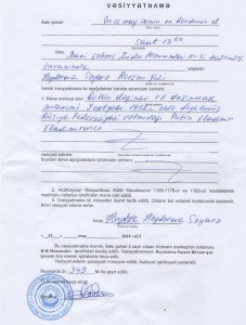 “KQB”-nin mərhum polkovnikinin qızı Bakıdakı bütün əmlakını Putinə vəsiyyət edib “KQB”-nin mərhum polkovnikinin qızı Bakıdakı bütün əmlakını Putinə vəsiyyət edib