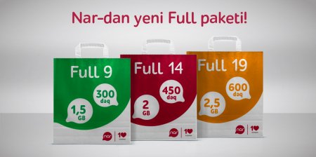 “Nar”-ın “Full” paketlərindən birinə qoşul... “Nar”-ın “Full” paketlərindən birinə qoşul...
