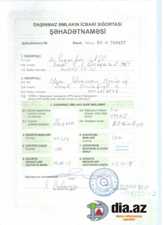 "AzSığorta" vətəndaşın haqqına girir... "AzSığorta" vətəndaşın haqqına girir...