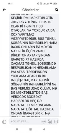 Ağlar günə qalan TƏHSİLİMİZ... Ağlar günə qalan TƏHSİLİMİZ...