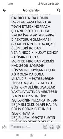 Ağlar günə qalan TƏHSİLİMİZ... Ağlar günə qalan TƏHSİLİMİZ...