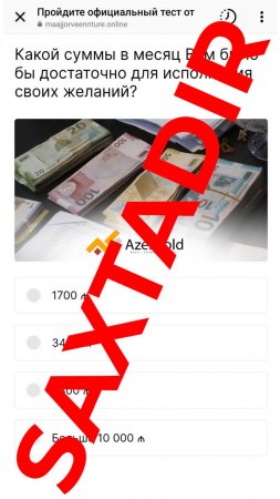 "Adımızdan istifadə etməklə fişinq hücumları həyata keçirilir" "Adımızdan istifadə etməklə fişinq hücumları həyata keçirilir"