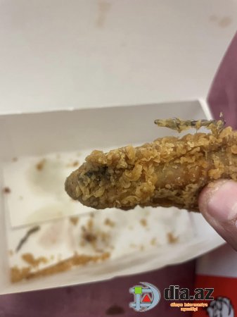 Bakıda KFC-də İYRƏNC XİDMƏT: Bişmiş toyuğun tükləri və... Bakıda KFC-də İYRƏNC XİDMƏT: Bişmiş toyuğun tükləri və...