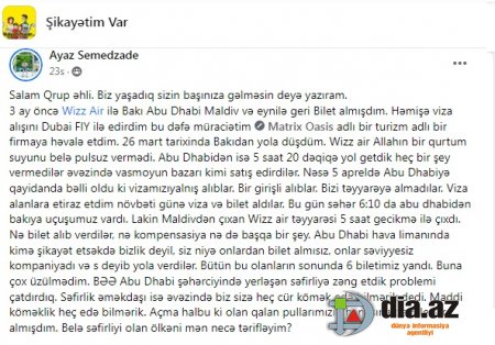 "Bir ölkə ki vətəndaşına sahib çıxmırsa..."