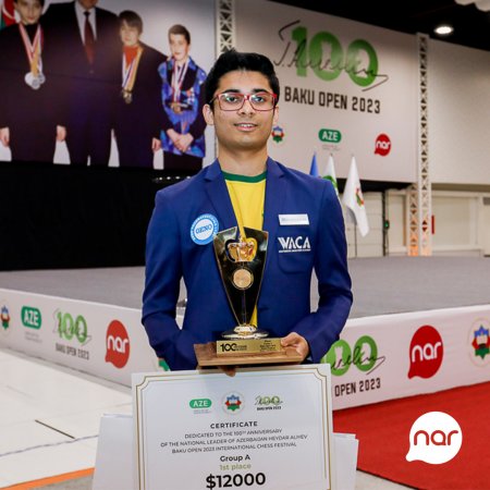 “Nar”ın tərəfdaşlıq etdiyi Baku Open 2023 Şahmat turnirinin qalibləri bəlli oldu “Nar”ın tərəfdaşlıq etdiyi Baku Open 2023 Şahmat turnirinin qalibləri bəlli oldu