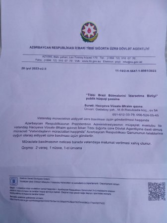 Baş həkimi də başçı kimi yaxından çəkən lazım... Baş həkimi də başçı kimi yaxından çəkən lazım...