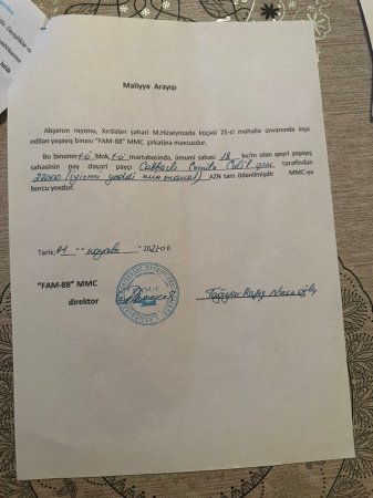 “FAM-88”MMC-nin rəhbərliyi dələduzluqda ittiham olunur... “FAM-88”MMC-nin rəhbərliyi dələduzluqda ittiham olunur...