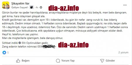 Adındakı `ELİT` sözünün məsələyə dəxli yoxdur... Adındakı `ELİT` sözünün məsələyə dəxli yoxdur...