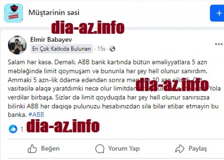 "Etibar etməyin bu banka..." "Etibar etməyin bu banka..."