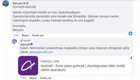 Müştəriləri “Azercell”i BOYKOTA SƏSLƏDİ... Müştəriləri “Azercell”i BOYKOTA SƏSLƏDİ...