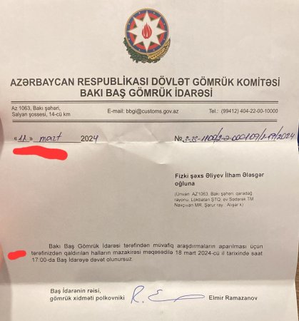 Gömrükdə camaatı rəsmən ƏLƏ SALIRLAR... Gömrükdə camaatı rəsmən ƏLƏ SALIRLAR...
