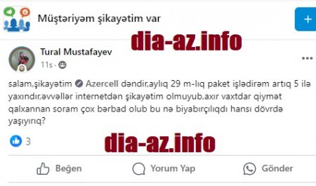 `Azercell` qiyməti qaldırdı, keyfiyyəti saldı... `Azercell` qiyməti qaldırdı, keyfiyyəti saldı...