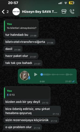Daha bir turizm şirkətindən DƏLƏDUZLUQ Daha bir turizm şirkətindən DƏLƏDUZLUQ